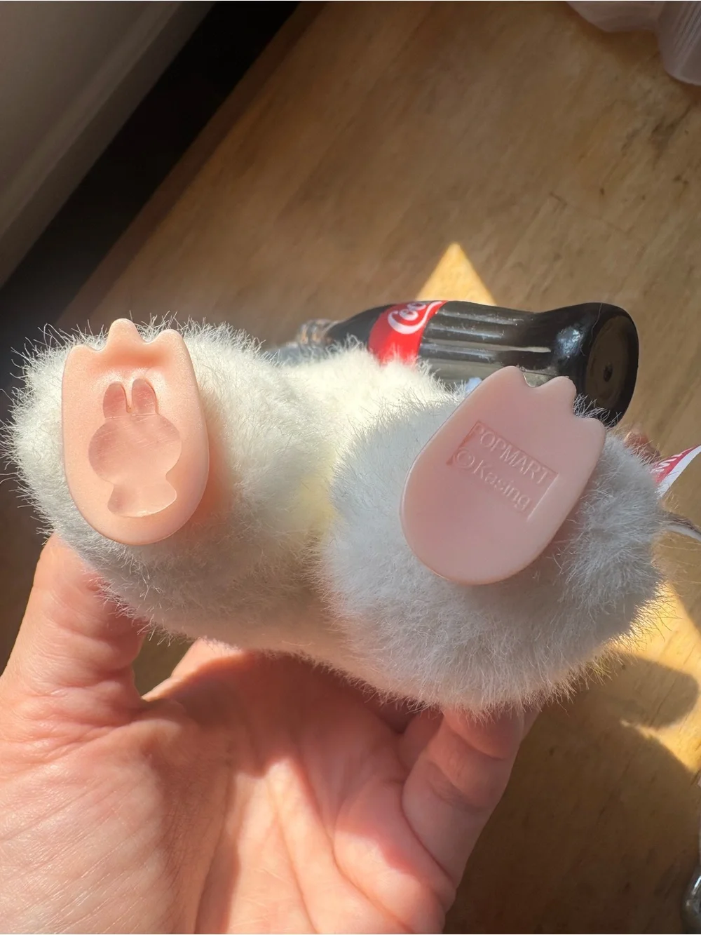 LABUBU THE MONSTERS COCA COLA PLUSH KEYCHAIN - SURPRISE SHAKE FIGURE